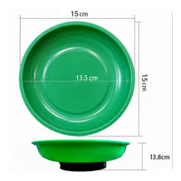 3 Pieces Attractive Parts Tray Set Polished Rim Automotive Storage Long-Lasting