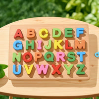 Educational Wooden Shape Puzzle Board Developmental Wooden Puzzle Sensory Toy Bright for Classroom, Homeschool