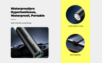 Waterproof rechargeable mini flashlight
