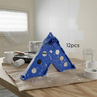 3 Pieces Pyramid Paint Stand Non-Stick Paint Support Stand Locking Design