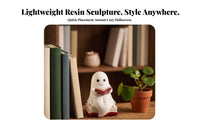 Decorative Halloween Tabletop Light | Smooth Painted Finish, molded Ornament with Light, for Desk