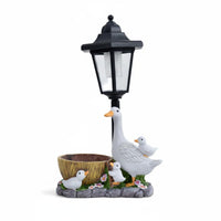 Garden Duck Statue Planter Resin Sculpture Outdoor Decoration Decorative