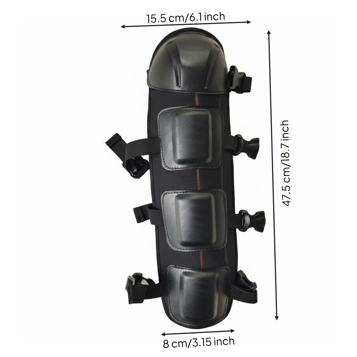 Knee Shin Guard Flexible Movement Motorcycle Knee Pad Ergonomic Patio Pattern Leg Guard for Outdoor Work