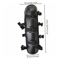 Knee Shin Guard Flexible Movement Motorcycle Knee Pad Ergonomic Patio Pattern Leg Guard for Outdoor Work