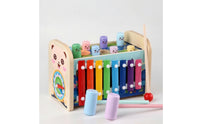 Pounding Pegs Toy Combination Pounding Toy with Mallet Multifunctional Pounding Pegs Game for Young Children, Kids, Playroom, Preschool