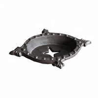 Cast Iron Shell Soap Dish Rustic Bath Accessory Heavy Duty for KTV, Courtyard