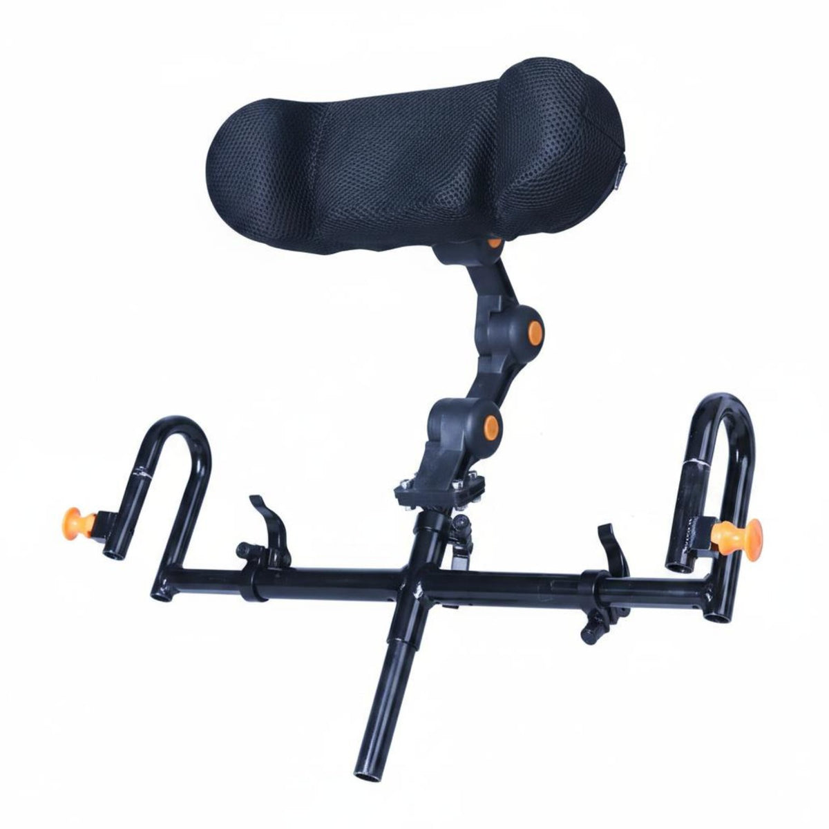 Universal Fit Aluminum Wheelchair Headrest Ergonomic Adjustable Wheelchair Head Support