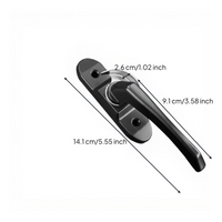 Child-safe sliding hook lock