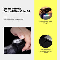 Brake-sensing waterproof bike light