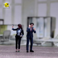 1/64 Scale 'Moyu Duo' Miniature Scene Model with 3D Color-Printed Resin Figures