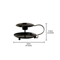 Iron Candle Holder Minimalist Style Handheld Candle Holder Elegant Silhouette
