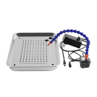 Jade Carving Cooling Water Circulation Device Professional Tool Table Water Tray Submersible Pump Drip Device Dust Removal US Plug