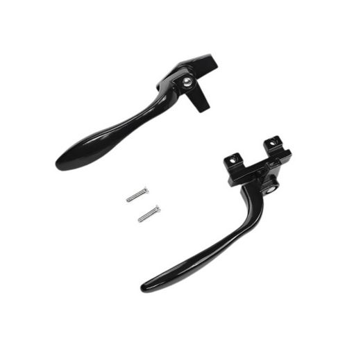 Aluminum handle, stainless lock