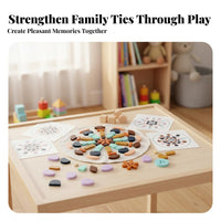 Creative Pattern Blocks Educational Wooden Pattern Blocks Paint Geometric Shape Matching Toy for Kids, Preschoolers, Preschool, Kindergarten