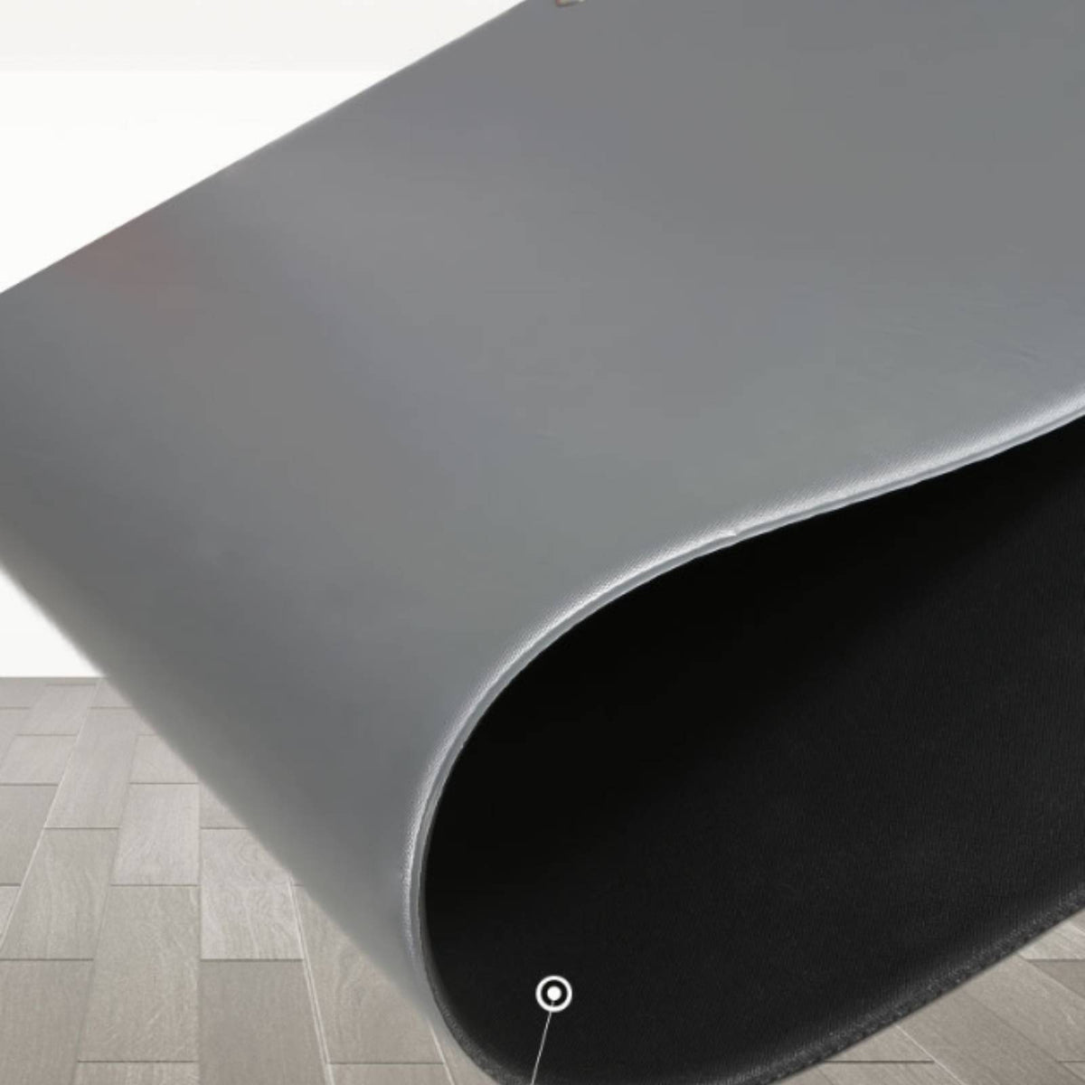 Thick Exercise Mat with Grommets Reinforced Hanging Exercise Mat Professional Grade Foldable for Home Gym