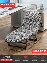 午休折叠床办公室工位睡觉神器单人行军躺椅加固简易陪护午睡小床
