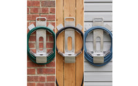 Metal Garden Hose Rack Long-Lasting Garden Hose Holder Wall-Mounted Space-Saving for Gardeners, Patio, Shed