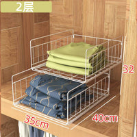 衣柜收纳神器分层隔板衣服抽屉式收纳架衣物收纳整理篮抽拉置物架