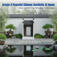 Hui Style Architecture Miniature Landscape Decor, Courtyard Entryway, Suzhou Garden Model, Jiangnan Water Town Scene