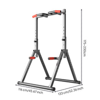 Residential Workout Station Stabilizer Rods Pull up Parallel Grip Station Foam-Padded Grip Workout Rack