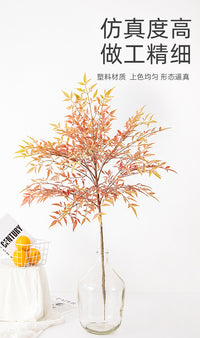 仿真植物软胶南天竹天葵竹 新中式家居装饰 工程造景橱窗展示绿植