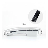 Metal Garlic Press Dual Function Kitchen Tool Hinged Body