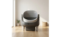 App-Controlled Smart Litter Box with Waste Drawer Open-Top Self-Cleaning Litter Box Scoopwithout Pet Supply for Indoor, Living Room