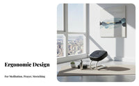 Ergonomic Meditation Stool Portable Adjustable Meditation Stool Japanese Design Mindfulness Seat Lightweight Seiza Chair