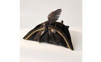 Pirate Hat with Feather and Lace Cosplay Pirate Costume Hat Oversized for Cosplayers, Carnival