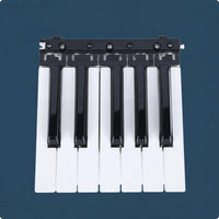 Electronic Keyboard Keys Long-Lasting Black and White Key Set Wear-Resistant