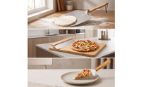 3 Pieces Aluminum Pizza Peel Set Metal Pizza Paddle Set Heat-Resistant Bakeware Lightweight for Home Bakers