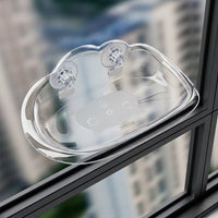 Window Cat Bed and Transparent Cat Bed, Frameless Suction Cup Cat Bed with Strong Suction Cup Mounting, Space Saving Cat Hammock for Indoor Cats