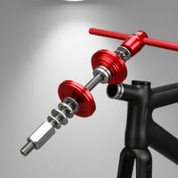 Bike Headset Press CNC Machined Bottom Bracket Press Anodized Headset Installation Tool for Bike Mechanics, Cyclists, Workshop, Home Garage
