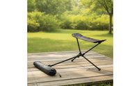 Telescoping Camping Foot Rest Long-Lasting Folding Footrest Lightweight Camping Stool Portable for Campers, Backpackers, Outdoor Enthusiasts, Campsite