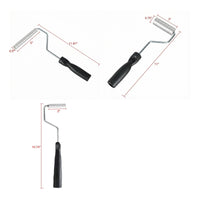 4 Pieces Fiberglass Bubble Roller Even Finish Resin Roller Tool Set