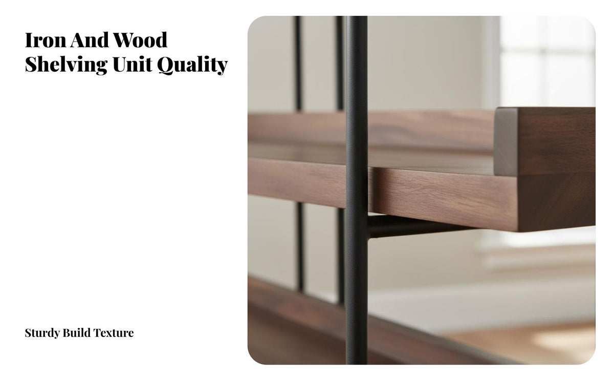 Nordic Aesthetic Etagere bookshelf Minimalist Design Openrear Etagere Freestanding Shelving Unit Multipurpose for Book Lovers, Office Workers, Collectors, Bedroom, perusing corner