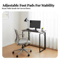 Foldable Desk Foldable Foldable Work Table Portable for Dorm Room, Bedroom