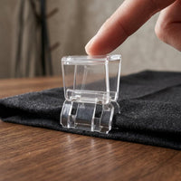 24 Pieces Metal Clothes Clip Compact Clothespin Reusable for Hems