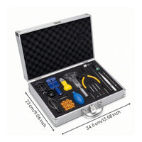 Watch Repair Tool Kit with Case Professional Watch Repair Kit with Carrying Case Organized for Workbench