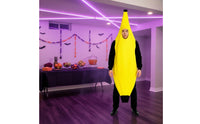 Banana Costume Bright Bright Yellow Fruit Tunic Costume   Outfit for Halloween