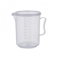 Lidded Measuring Cup Printed Graduations Kitchen Utensil Non-Stick