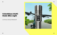 Waterproof USB-C bike headlight