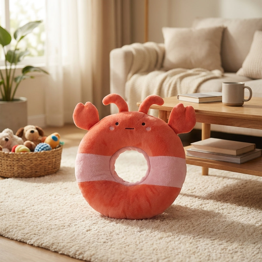 Cat Cone Soft Material Cat Donut with Cartoon Pattern, Nylon Cat Neck Cone and Head Cover