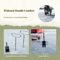 Ice Peg Holder, Reliable Angling Gear, Family Fishing Fun