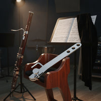 Bassoon Balance Rod with Hook Sturdy Bassoon Balance Rod Silver Strap Adjuster for Performance