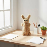 Teddy Dog Writing Instrument Case Desktop Organizer Creature Stationery Pouch