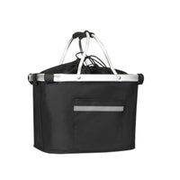 Lightweight Handlebar Bike Basket Rust-Resistant Front Cycle Basket Long-Lasting Front Bike Carrier Strong for Commuters, Commuting