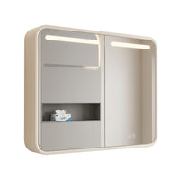 Smart Bathroom Mirror Cabinet with LED Light & Anti-Fog