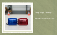 Two-tone LED emergency light, easy install
