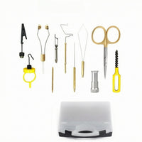 Fly-Tying Tool Kit Tailored Storage Fly Tying Tools Metal Fishing Supplies